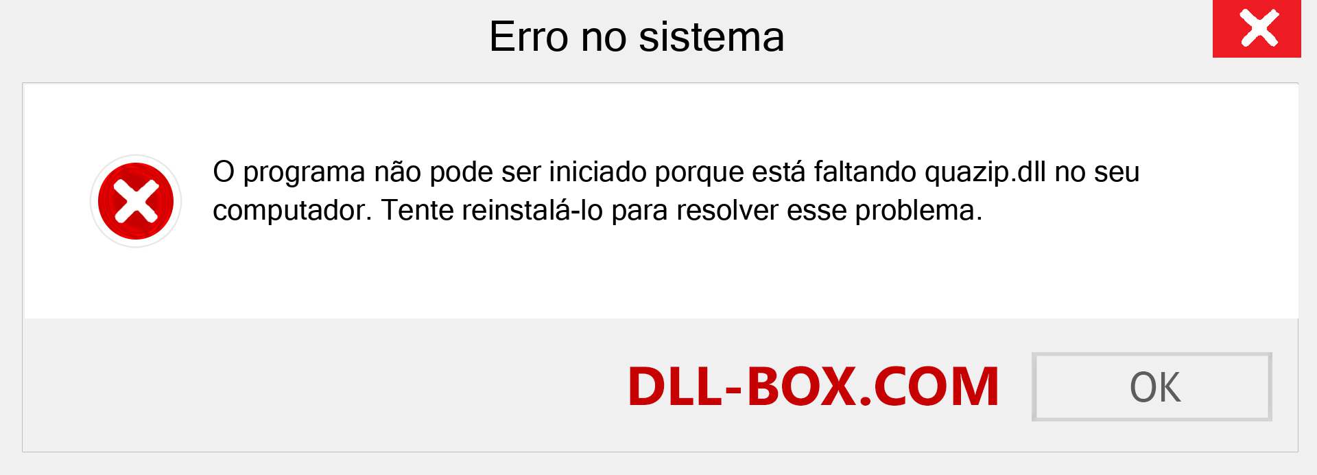 Arquivo quazip.dll ausente ?. Download para Windows 7, 8, 10 - Correção de erro ausente quazip dll no Windows, fotos, imagens